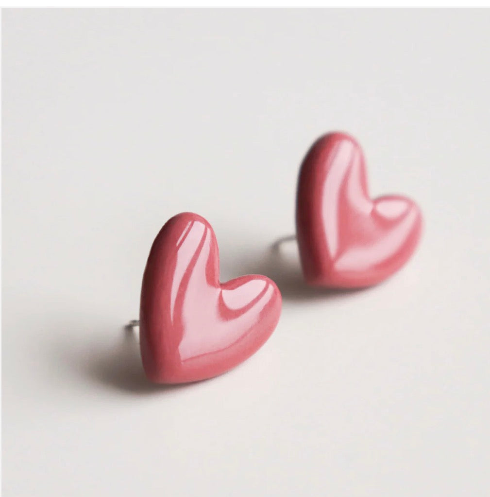 Heart Studs